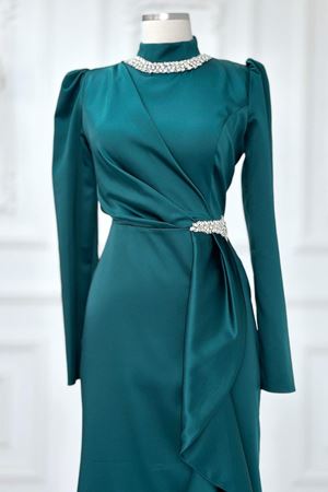 Demre Tesettür Abiye Zümrüt AMİ2105