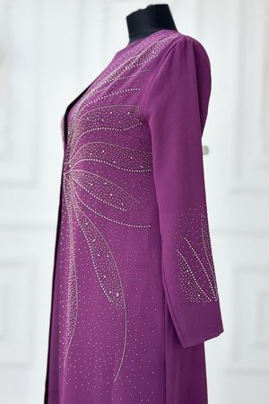 Ceren Tesettür Abiye Mürdüm AMİ2150