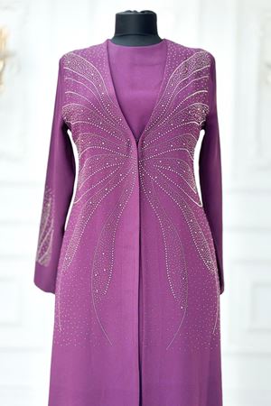 Ceren Tesettür Abiye Mürdüm AMİ2150