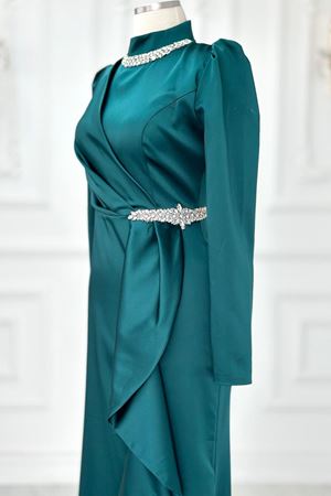 Demre Tesettür Abiye Zümrüt AMİ2105