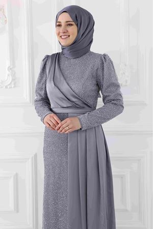 Ecmel Abiye Gri AMİ1079