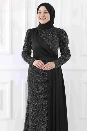 Ecmel Abiye Siyah AMİ1079