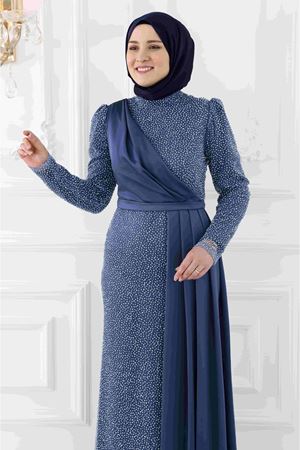 Ecmel Abiye İndigo AMİ1079