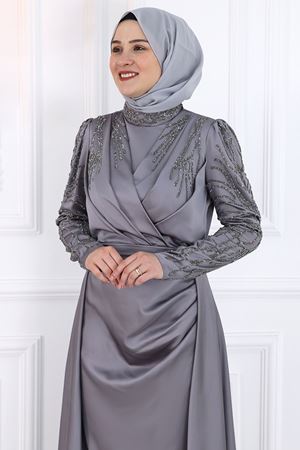 Nehir Abiye Gri AMİ1082