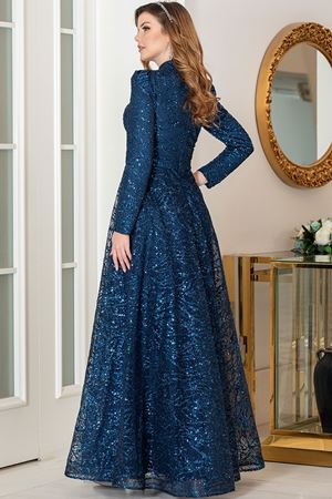 Nilda Abiye Lacivert AHU9349