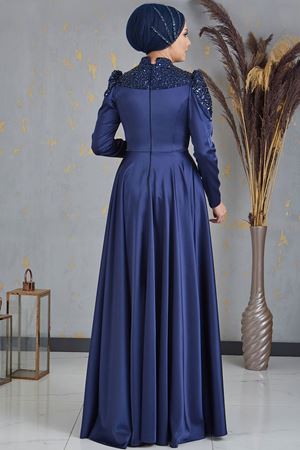 Bersu Abiye Lacivert PİE1552