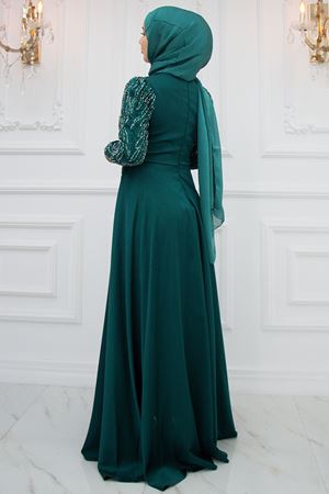 Bürde Abiye Zümrüt AMİ1075