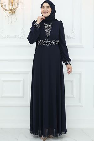 Burçak Abiye Lacivert AMİ1065