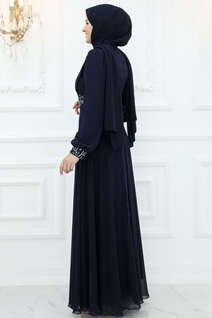 Burçak Abiye Lacivert AMİ1065