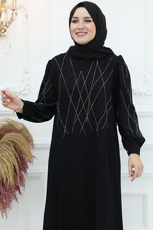 Yasemin Elbise Siyah AMİ1061