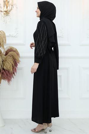 Yasemin Elbise Siyah AMİ1061
