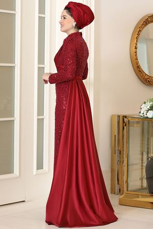 Alya Abiye Bordo BUR6738