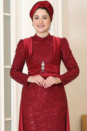 Alya Abiye Bordo BUR6738