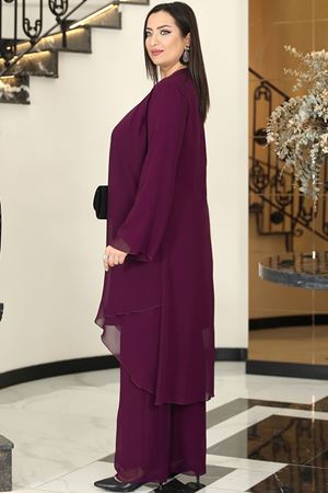 Dilan Abiye Takım Mürdüm FVLMD104