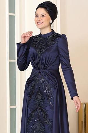 Lale Abiye Lacivert BUR6742