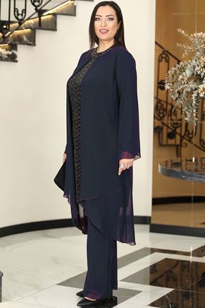 Dilan Abiye Takım Lacivert FVLMD104