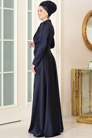 Derin Abiye Lacivert BUR6743