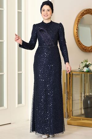 Zeren Abiye Lacivert BUR6740