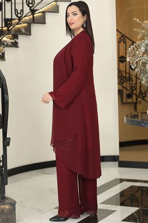 Dilan Abiye Takım Bordo FVLMD104