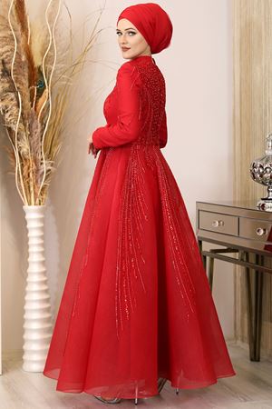 Samyeli Abiye Kırmızı PİE1546