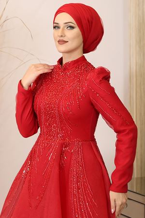 Samyeli Abiye Kırmızı PİE1546