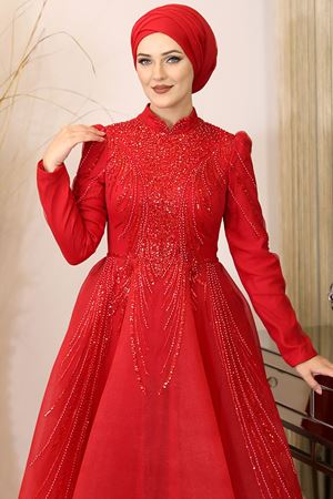 Samyeli Abiye Kırmızı PİE1546