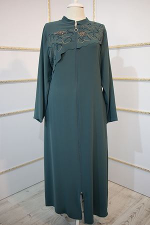 Çiçek Ferace Mint AHMD04