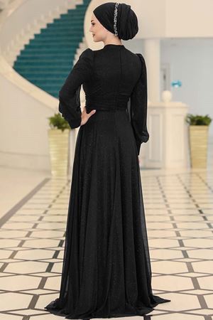 Kübra Abiye Siyah SEF3528