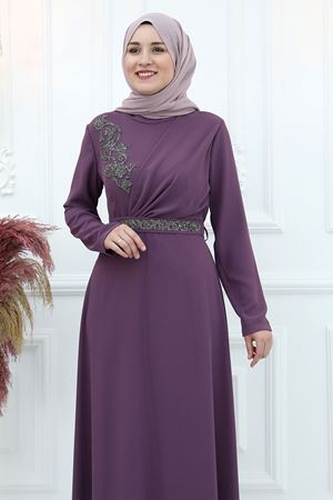Sena Elbise Violet AMİ1054