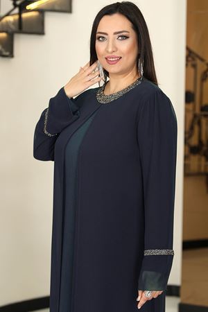 Sultan Abiye Lacivert FVLMD101