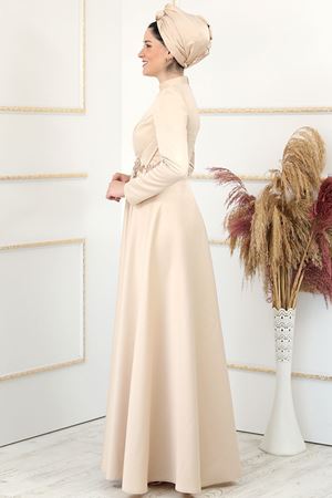 Almila Abiye Bej BUR6728