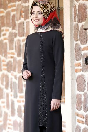 Sahra İkili Takım Siyah FVLMD101