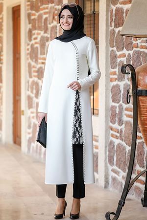 Sahra İkili Takım Ekru FVLMD101