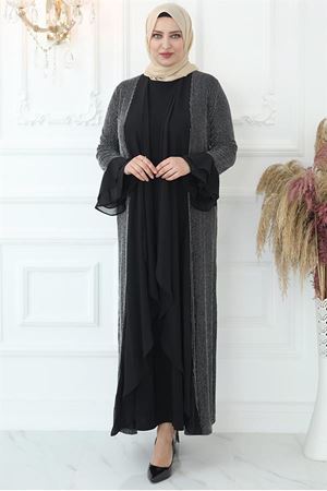 Zerafet Abiye Siyah AMİ1046