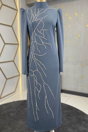 Tuana Abiye Gri PİE1541