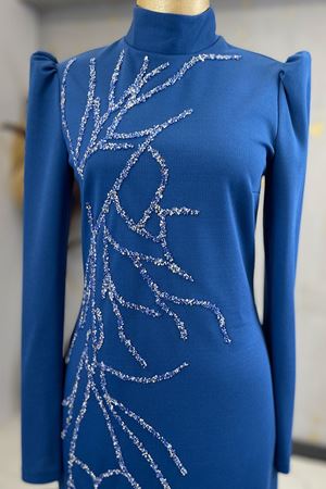 Tuana Abiye Mavi PİE1541