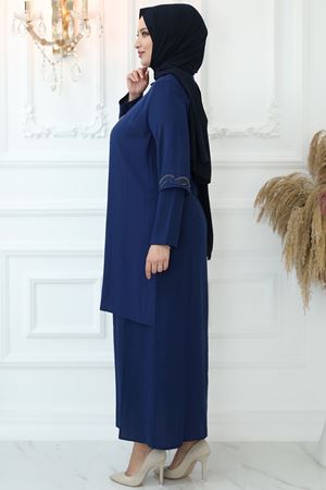 Kristal Abiye İndigo AMİ1040