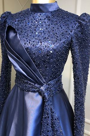 Mina Abiye Lacivert BUR6724