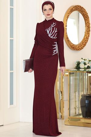 Alin Abiye Bordo AHU9322