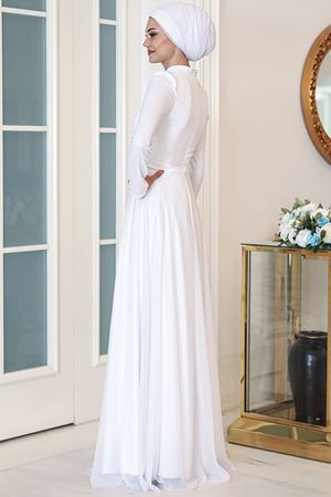 Işıl Abiye Ekru SEF3515