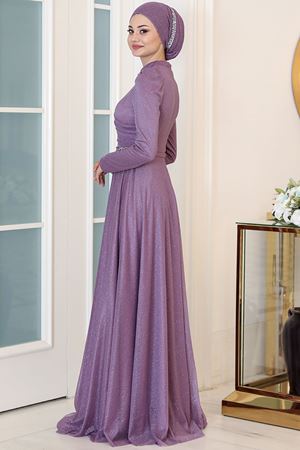 Işıl Abiye Lavanta SEF3515