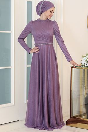 Işıl Abiye Lavanta SEF3515