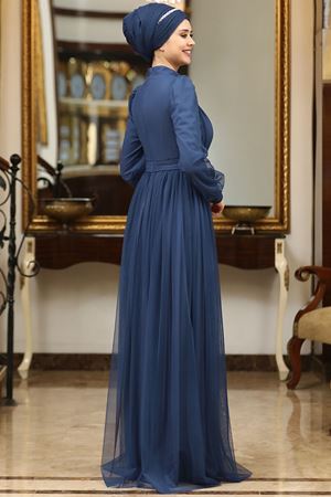 Efsane Abiye İndigo SEF3512