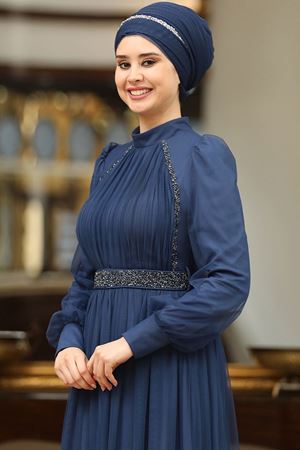 Efsane Abiye İndigo SEF3512