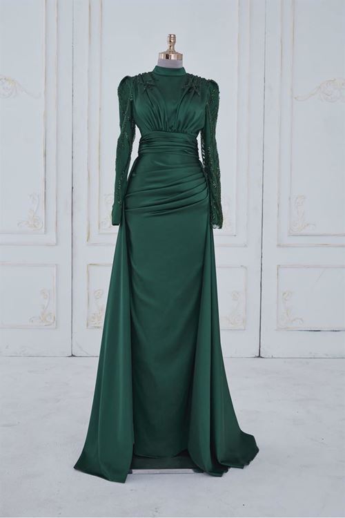 Adel Tesettür Abiye Zümrüt Drs2514