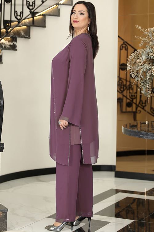 Ezgi Abiye Takım Lavanta FVLMD100