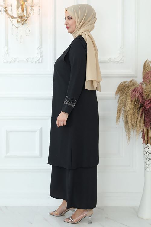 Filiz Abiye Siyah AMİ1038