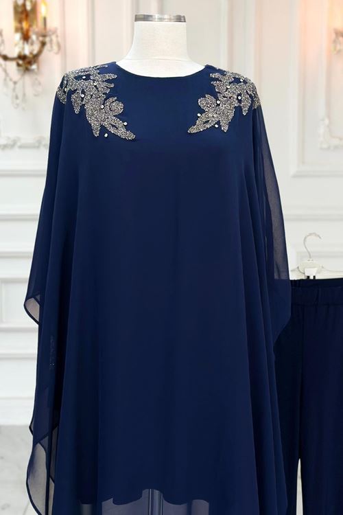 Mesture Abiye Takım Lacivert AMİ1066