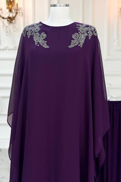 Mesture Abiye Takım Mürdüm AMİ1066