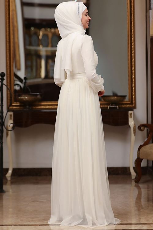 Efsane Abiye Ekru SEF3512